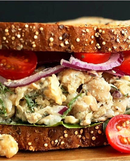 “No-Tuna” Salad Sandwich