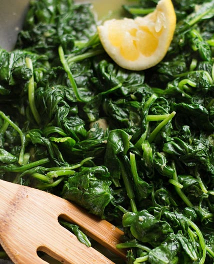 Recipe: Easy Lemon-Ginger Spinach