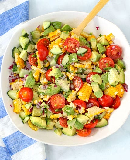 Corn Tomato Avocado Salad