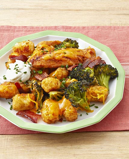 Loaded Chicken and Tater Tots