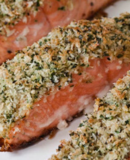 Panko-Crusted Salmon