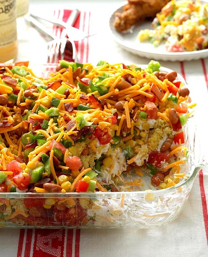Chili Cornbread Salad