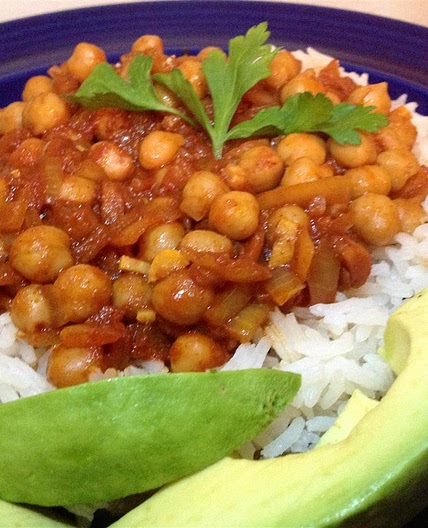 Chana Masala (Savory Indian Chick Peas)