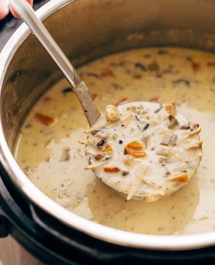 Instant Pot Chicken Wild Rice Soup
