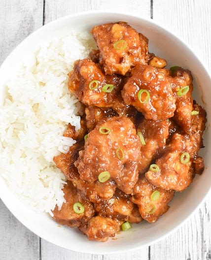Low-FODMAP 'Copycat' Panda Express Orange Chicken; Gluten-free, Dairy-free