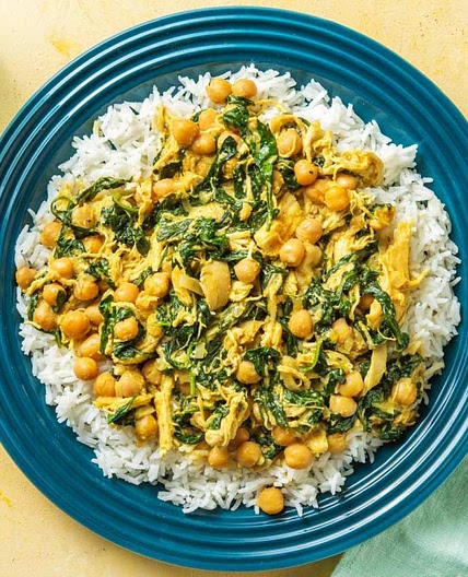Chicken, Chickpea and Spinach Korma