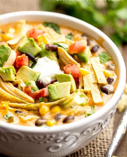 Slow Cooker Chicken Fajita Soup