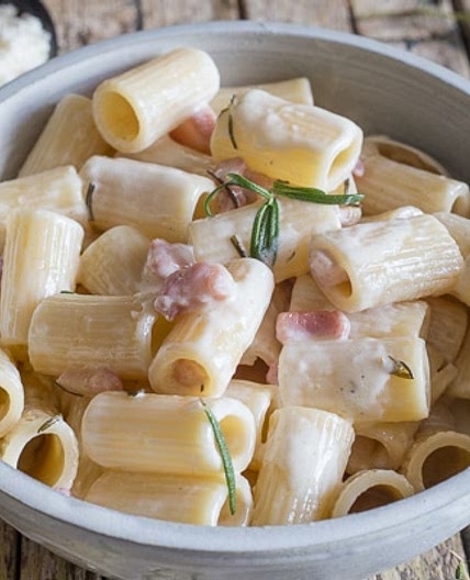 Pancetta and Mascarpone Anelli