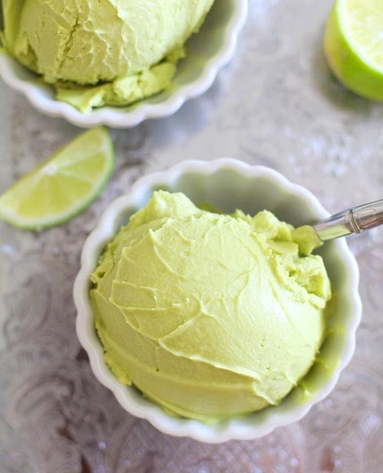 Key Lime Avocado Vegan Ice Cream