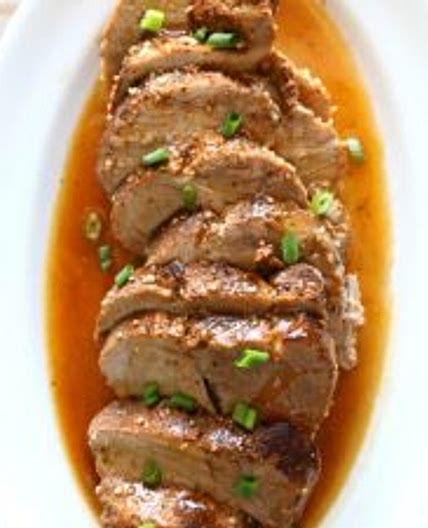 Instant Pot Pork Loin with Honey Butter Garlic Sauce