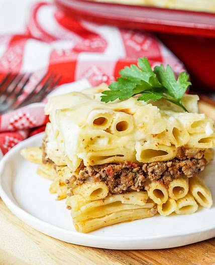 Macarona Bechamel (Egyptian Baked Pasta)