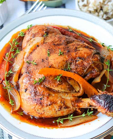 Poulet En Sauce (Authentic Haitian Chicken Stew)