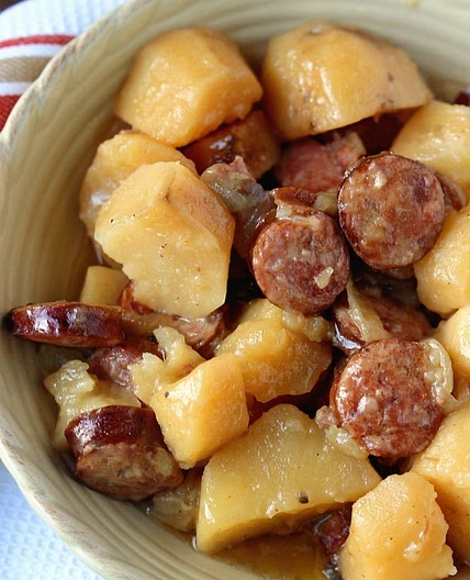 Crockpot Sausage & Potatoes