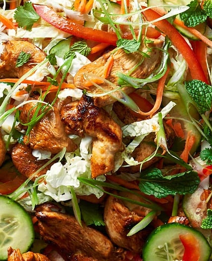 Vietnamese-Style Chicken & Noodle Salad