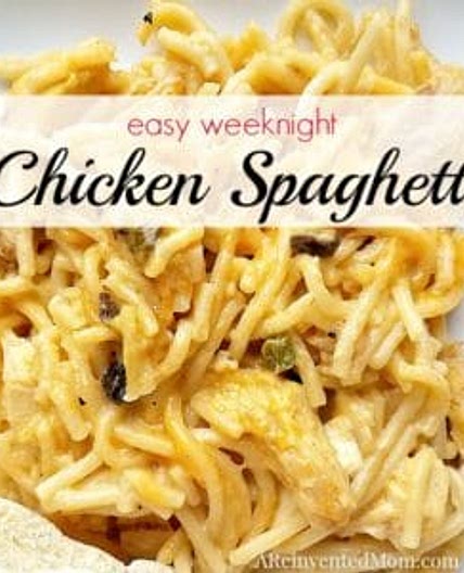 Easy Weeknight Chicken Spaghetti