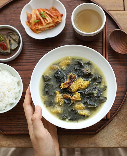 황태미역국