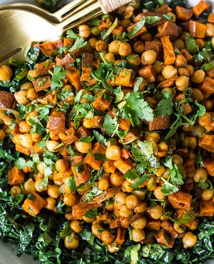Moroccan Chickpea & Sweet Potato Salad