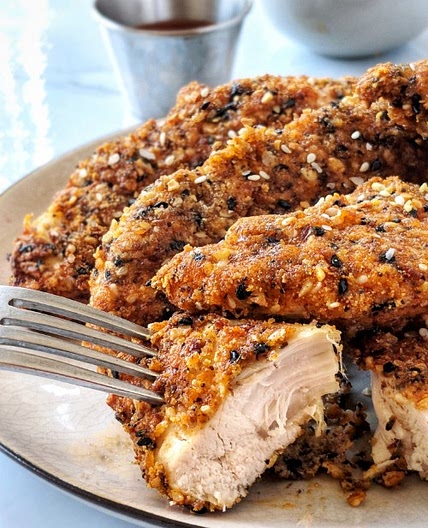 Everything Bagel Chicken Tenders | Air Fryer & Oven Instructions