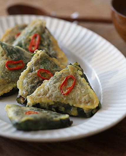 깻잎참치전