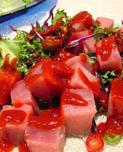 참치회무침