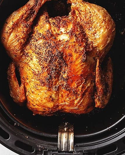 Air Fryer Whole Chicken - Rotisserie Style