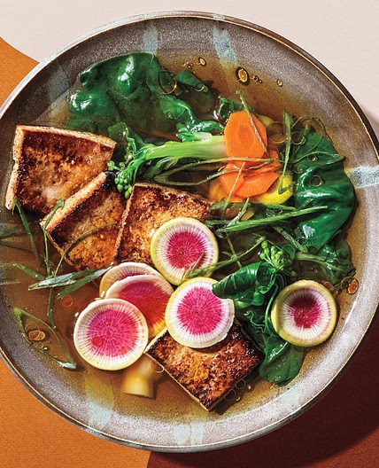 Crispy Tofu in Shiitake Broth