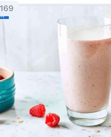 1- reduced- Peanut butter and jam smoothie