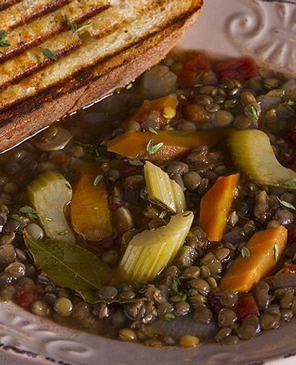 Greek lentil soup