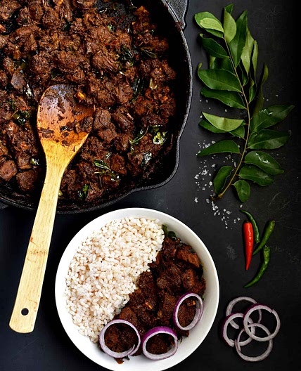 Beef Dry Roast/Beef Ularthiyathu