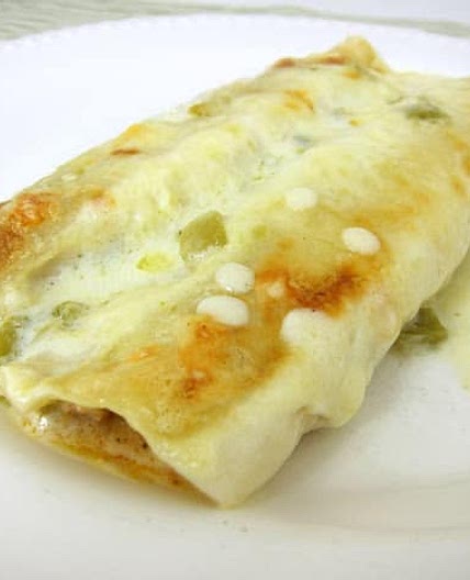White Chicken Enchiladas