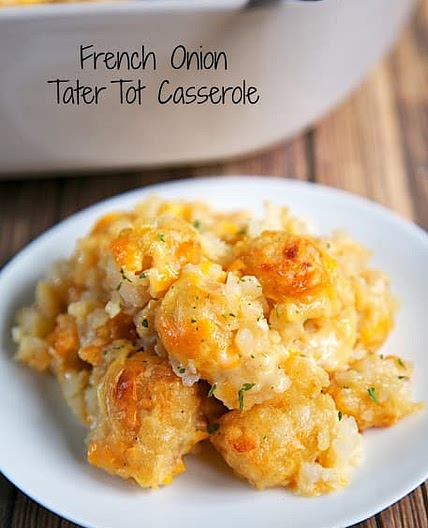 French Onion Tater Tot Casserole