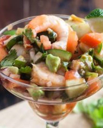 Mexican Shrimp Cocktail (Coctel de Camarones)