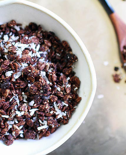 Cacao Coconut Granola (aka New-School Cocoa Puffs) - Botanica