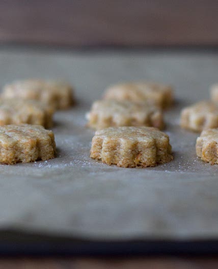 Apple and Carrot Shortbread