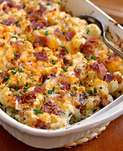 Loaded Cauliflower Casserole