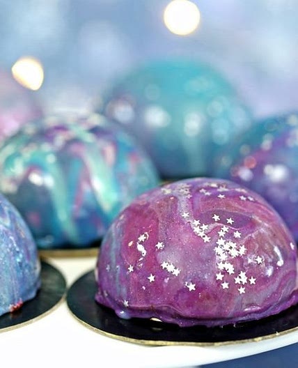 Galaxy Mousse Cakes