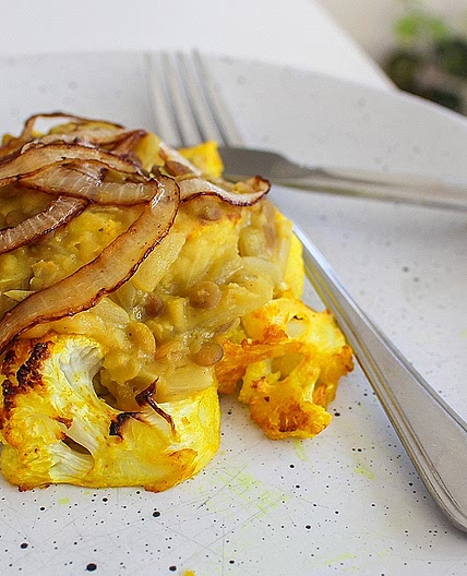 Turmeric Roasted Cauliflower with Dahl | The Fast 800