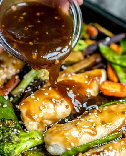 Sheet Pan Honey Garlic Chicken and Veggies