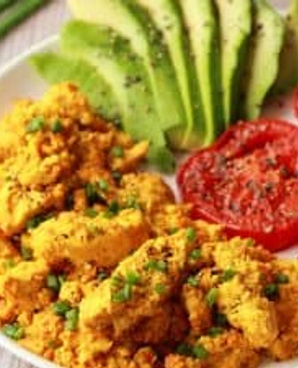 Super Eggy Vegan Tofu Scramble