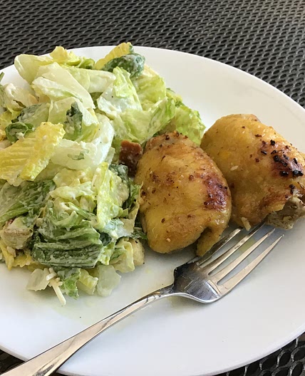 Keto Lemon-Garlic Chicken Thighs in the Air Fryer