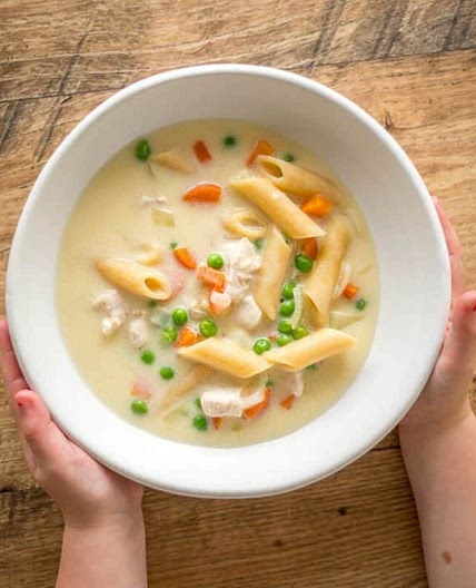 Creamy Chicken Pasta Soup
