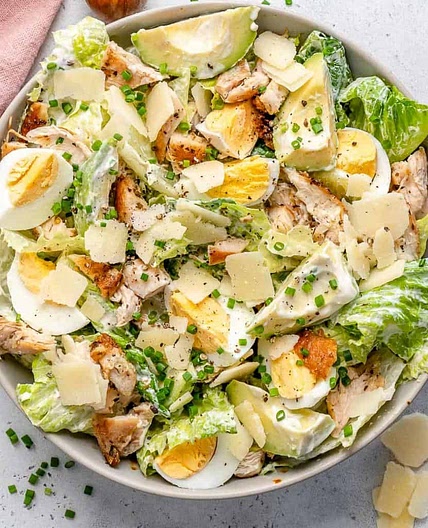 Low Carb Chicken Caesar Salad