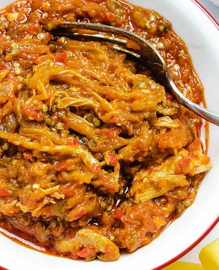 Eggplant Chicken Stew