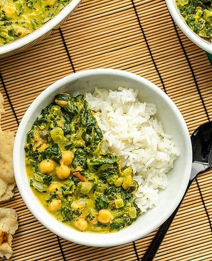 Chana Saag Curry