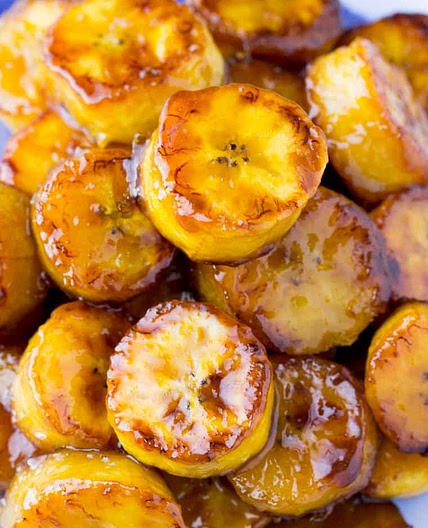 Sticky Sweet Fried Plantains