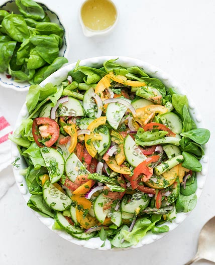 Tomato, Cucumber, & Herb Salad