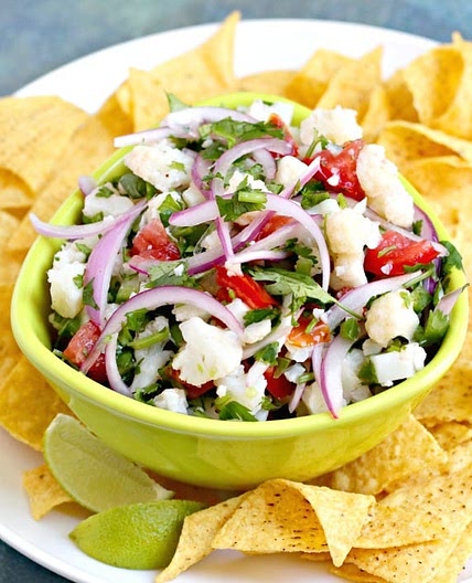 Cauliflower Ceviche (Vegan and Oil-Free)