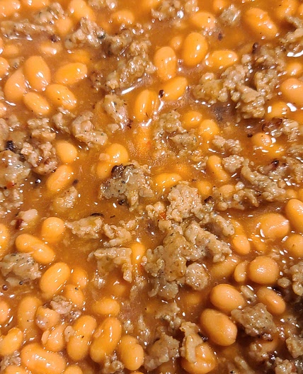 Baked Beans & Sausage