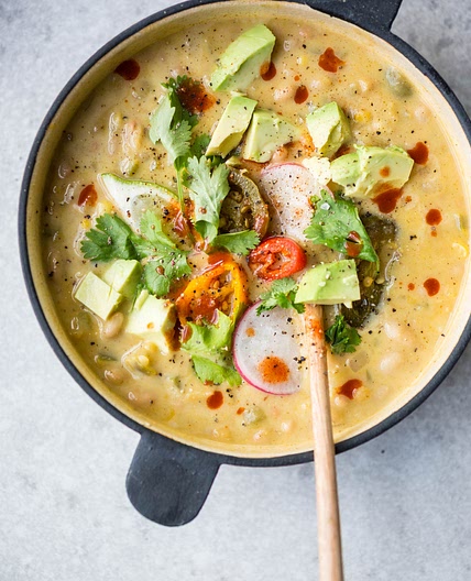 Creamy Vegetarian White Chili