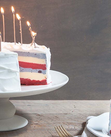 Fourth of July Ice-Cream Cake